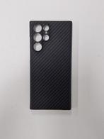 Samsung Galaxy S22 Ultra Carbon Backcover- Zwart, Telecommunicatie, Galaxy S4, Ophalen of Verzenden, Zo goed als nieuw