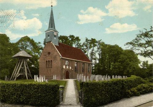 Ned. Herv. Kerk, Oosterwolde - klokkentoren - gelopen, Verzamelen, Ansichtkaarten | Nederland, Gelopen, Utrecht, Ophalen of Verzenden