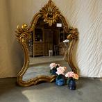 Barok Spiegel - houten lijst -100 x 80 cm - goud - TTM Wonen