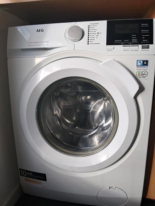 AEG 6000 Serie Lavamat 10kg Wasmachine, Witgoed en Apparatuur, Wasmachines, Gebruikt, Voorlader, 10 kg of meer, 85 tot 90 cm, 1200 tot 1600 toeren