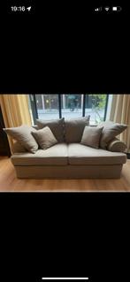 Prachtige 2,5 zits bank, Rofra Home, kleur taupe (stof), Ophalen, Driepersoons, 75 tot 100 cm, Zo goed als nieuw