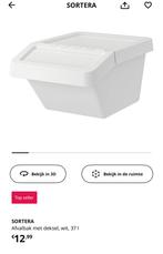 Sortera afvalbak 6x, Doe-het-zelf en Verbouw, Kratten en Dozen, Ophalen, Doos, Minder dan 35 cm, Zo goed als nieuw