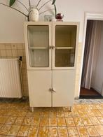 Vintage vitrinekast/ dokterskast/ apothekerskast, Huis en Inrichting, Kasten | Overige, Ophalen, Gebruikt