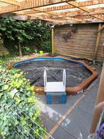 Bestway 3.60 x1.20 met filterpomp en warmtepomp, Ophalen, Zo goed als nieuw, Rond