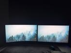 Monitor 2x 27 inch (Alienware en Samsung) + 2 monitorarmen, Computers en Software, Monitoren, Gaming, Hoofdtelefoonaansluiting