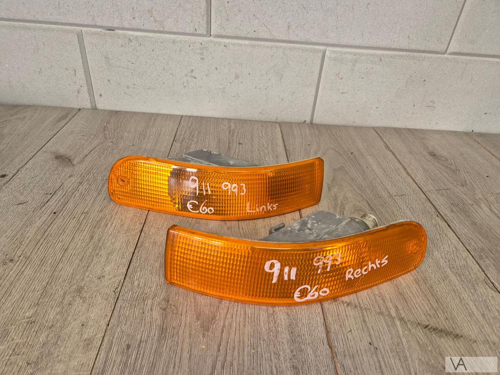 Porsche 911 993 knipperlicht links en rechts kleur ORANJE, Gebruikt, -, -, Porsche