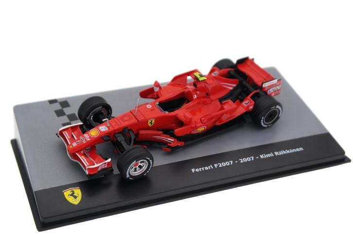 39581: Ferrari F2007 - Kimi Raikkonen - 2007 - Atlas 1:43, Hobby en Vrije tijd, Modelauto's | 1:43, Zo goed als nieuw, Auto, Overige merken