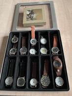 Verzameling pilotenhorloges, Ophalen of Verzenden, Staal, Overige merken, 1960 of later