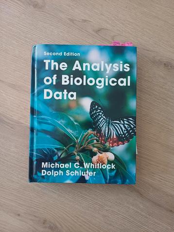 The Analysis of Biological Data (Whitlock, Schluter) beschikbaar voor biedingen