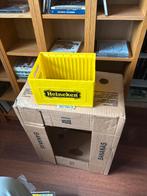 Heineken CD Kratje Geel, Doe-het-zelf en Verbouw, Kratten en Dozen, Gebruikt, Minder dan 35 cm, Minder dan 50 cm, Ophalen of Verzenden