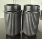 twee koffiebekers insulating double wall 300ml zwart, Ophalen, Overige materialen, Overige typen, Zo goed als nieuw