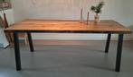 Oud eiken eettafel, Huis en Inrichting, Tafels | Eettafels, Ophalen, Gebruikt, Eikenhout, 50 tot 100 cm