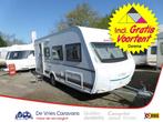 Dethleffs C'Joy 480 QLK Stapelbed Nieuwe voortent, Caravans en Kamperen, Bedrijf, 5 tot 6 meter, Tot en met 6, Schokbreker