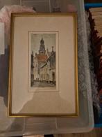 Han jelinger ingekleurde ets, Antiek en Kunst, Kunst | Etsen en Gravures, Ophalen