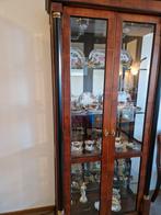 Klassieke Kersenhouten Vitrinekast, Huis en Inrichting, Ophalen of Verzenden