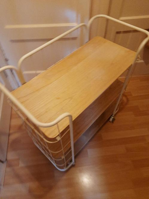 Bakkerskar met wieltjes wit 84 x 41 x 83 cm (Xenos), Huis en Inrichting, Kasten | Stellingkasten, Gebruikt, Ophalen