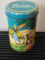 Brinta midcentury voorraadblik, 17 cm hoog, Verzamelen, Blikken, Ophalen of Verzenden, Gebruikt, Overige, Overige merken