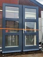 Set dubbele buitendeuren, Gebruikt, 80 tot 100 cm, 215 cm of meer, Niet ingevuld