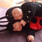 Twee ANNE GEDDES Poppen Ladybug en Butterfly Beanbags, Verzenden, Gebruikt, Pop