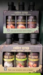 Koffie siropen Caramel Chocolade Toffee Vanille Hazelnoot, Diversen, Levensmiddelen, Verzenden