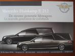 Mercedes-Benz E212 Lijkwagen Huiskamp Rouwauto, Boeken, Auto's | Folders en Tijdschriften, Nieuw, Ophalen of Verzenden, Mercedes
