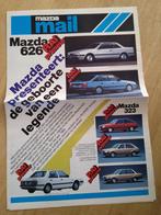 Folder MAZDA Mail 1983 RAI - 2 stuks, Boeken, Auto's | Folders en Tijdschriften, Nieuw, Mazda, Ophalen of Verzenden