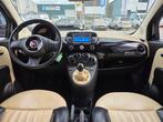 Fiat 500 1.2 Pop|Airco|Elektrische Ramen|APK|Parkeersen|Pano, Auto's, Voorwielaandrijving, Gebruikt, 4 cilinders, Zwart