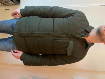 Khakigroene gewatteerde warme Scotch & Soda jas M 50 Amsterd beschikbaar voor biedingen