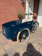Johnny Loco Cargo Brighton, bakfiets, donkerblauw,, Ophalen, 4 kinderen of meer, Gebruikt, Elektrisch