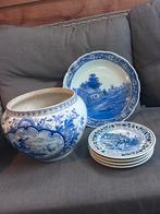 Set oud nederlandse borjes met vaas, Ophalen