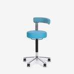 Tabouret met rugleuning van de allerhoogste kwaliteit  993, Huis en Inrichting, Barkrukken, Ophalen of Verzenden, Nieuw, 60 tot 90 cm