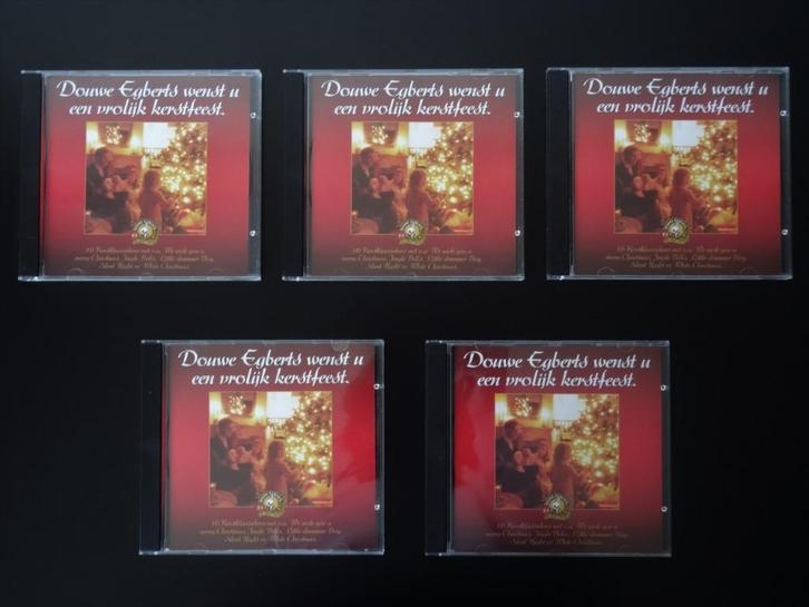 5 cd’s “Douwe Egberts wenst u een vrolijk kerstfeest”, Cd's en Dvd's, Cd's | Kerst en Sinterklaas, Nieuw in verpakking, Ophalen of Verzenden