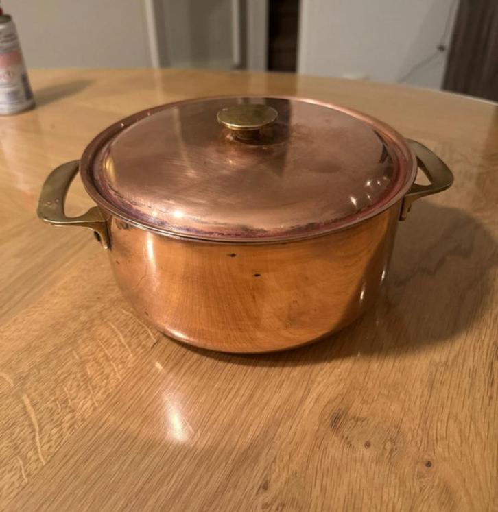 Koperen Kookpan Sigg Switzerland, Huis en Inrichting, Keuken | Potten en Pannen, Gebruikt, Kookpan of Snelkookpan, Overige materialen