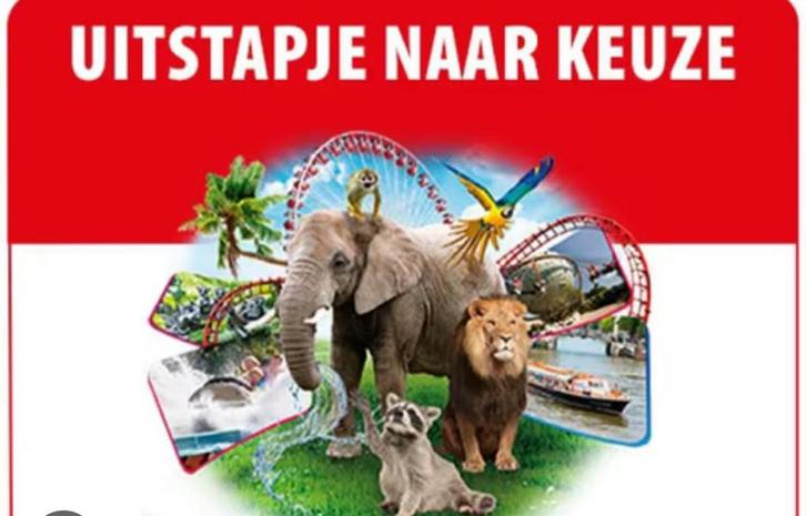4 kaartjes uitstapje naar keuze, Tickets en Kaartjes, Recreatie | Pretparken en Attractieparken, Ticket of Toegangskaart