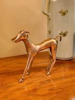 Vintage Messing Duitse Dog Hond Hondje Beeld, Ophalen of Verzenden