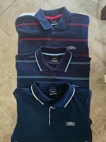 3 x Umbro polo zgan beschikbaar voor biedingen