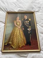 Staatsieportret Juliana & Bernhard, Verzamelen, Koninklijk Huis en Royalty, Ophalen, Gebruikt, Nederland, Kaart, Foto of Prent