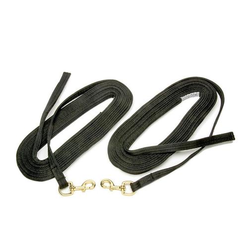Monty Roberts Long Lines, dubbele longeerlijn, Zwart, Dieren en Toebehoren, Paarden en Pony's | Hoofdstellen en Tuigage, Nieuw