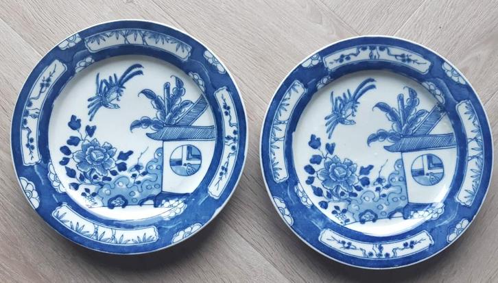 Antieke Chinese borden Qianlong-periode, Antiek en Kunst, Antiek | Porselein, Ophalen of Verzenden