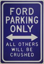 Ford Parking Only reclamebord van metaal wandbord decoratie