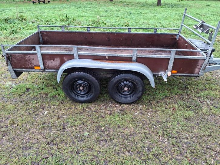 Tandemasser aanhanger,, Auto diversen, Aanhangers en Bagagewagens, Gebruikt, Ophalen