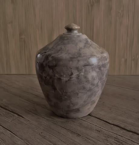 * Klein vintage marmer of speksteen potje mini urn *, Verzenden
