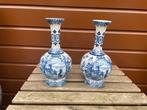 Antiek  kaststel 2 delig blauw Delft, Antiek en Kunst, Antiek | Vazen, Ophalen