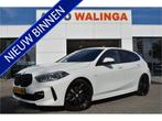 BMW 1-serie 118i M Sport | Kuipstoelen | Carplay | Dubbele u, 65 €/maand, Gebruikt, Alcantara, Wit
