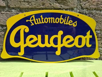 Reclamebord Peugeot beschikbaar voor biedingen