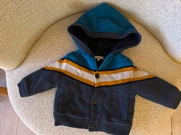 Leuk gevoerd baby jongen vest Noppies maat 56 beschikbaar voor biedingen