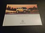 Brochure Mercedes-Benz G-klasse 2001, Ophalen of Verzenden, Zo goed als nieuw, Mercedes