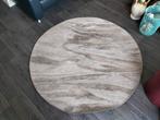 Grijs vloerkleed tapijt 160 kwantum, Ophalen, Gebruikt, 150 tot 200 cm, Rond