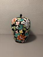 Grote Chinese vaas met bloemmotief, Antiek en Kunst, Antiek | Vazen, Ophalen of Verzenden