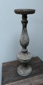 Mooie grote stenen kandelaar., Ophalen, Zo goed als nieuw, Overige materialen, Minder dan 25 cm